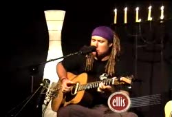 Andrew Winton on Ellis Dreadnought acoustic guitar