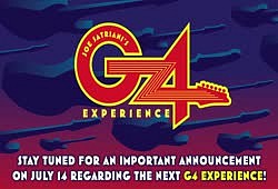 66 years old Joe Satriani announce G4 Experience