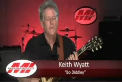Keith Wyatt - Blues lesson on Bo Diddley style