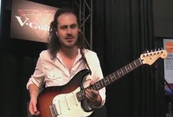 NAMM 2012 - Alex Hutchings presents Roland G-5 VG Stratocaster