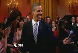 President Obama sings the blues