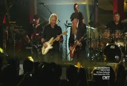 Joe Walsh and Billy Gibbons on same stage