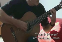 Tears in Heaven arranged by Wolfgang Vrecun