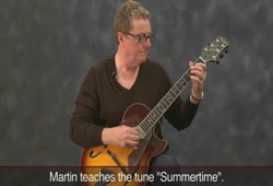 Martin Taylor teaches Summertime for jazz guitar