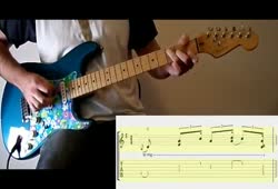 Guitar Tutorial  "Little Wing" by Jimi Hendrix - intro with TAB