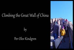 Climbing the Great Wall of China - Per-Olov Kindgren