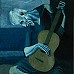 The Old Guitarist by Pablo Picasso