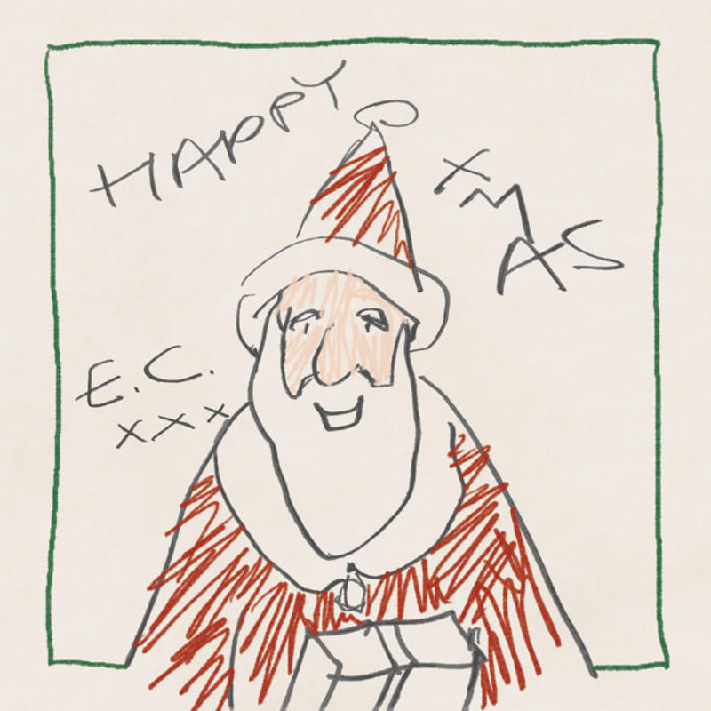 Eric Clapton Happy Xmas Artwork