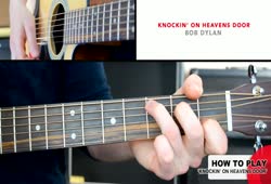 Knockin' On Heaven's Door guitar lesson