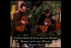 Meander Guitar Duo - Menuet (Maurice Ravel)