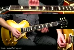 Led Zeppelin - Stairway to Heaven guitar solo - half speed