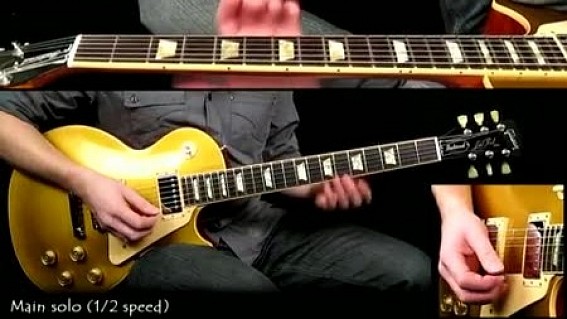 Led Zeppelin - Stairway to Heaven guitar solo - half speed