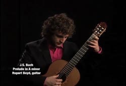 Rupert Boyd - J.S.Bach: Prelude from Suite in A minor, BWV 997