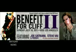Steve Vai, Joe Satriani, Orianthi - benefit for Cliff Cultreri