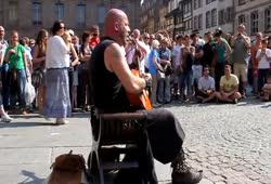 Must watch it!  Luc Arbogast - medieval singer and player