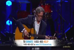 Eric Clapton live at concert For Sandy Relief 2012