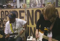 Andy Timmons & Eric Gales jamming at NAMM 2013