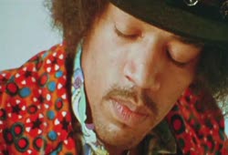 Jimi Hendrix on 12-string guitar