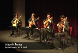 Made In France by Bireli Lagrene for guitar quartet