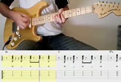 Guitar Tutorial : Datf Punk, "Get Lucky" - Nile Rodgers' tracks TAB