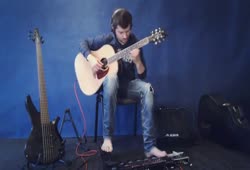 Anton Glushkin plays Robert Davidson - "Black to Grey" using Boss RC-300