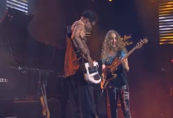 Tal Wilkenfeld with Herbie Hancock at Montreux Jazz Festival 2010