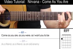 Video tutroial - Nirvana - Come As You Are