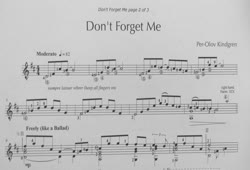 Don't forget me (Per-Olov Kindgren)