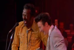 Chuck Berry & Julian Lennon at Berry's 60th anniversary