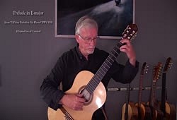 J. S. Bach 4 Short Preludes arranged for guitar by Per-Olov Kindgren