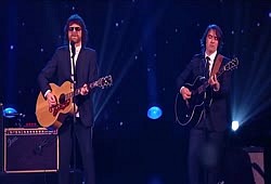 Jeff Lynne, Joe Walsh and Dhani Harrison - SOMETHING
